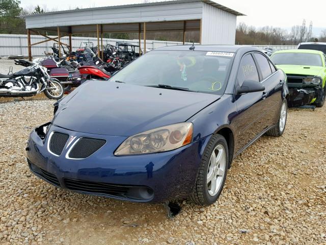 1G2ZF57B684255237 - 2008 PONTIAC G6 VALUE L BLUE photo 2