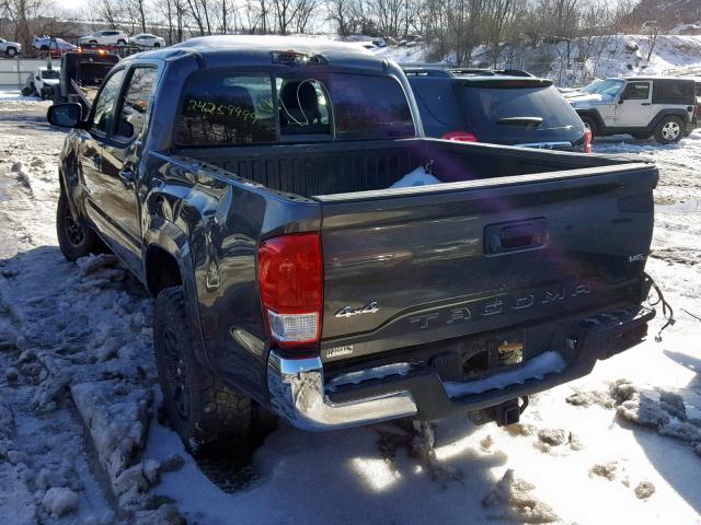 3TMCZ5ANXHM105843 - 2017 TOYOTA TACOMA DOU Boz foto 3