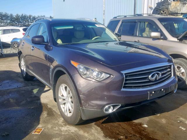 JN8CS1MW1EM412279 - 2014 INFINITI QX70 PURPLE photo 1