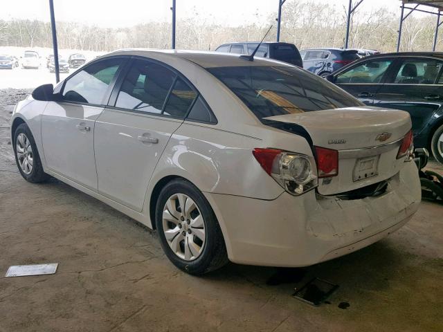 1G1PA5SH6E7140105 - 2014 CHEVROLET CRUZE LS WHITE photo 3