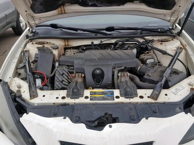 2G2WR554871206114 - 2007 PONTIAC GRAND PRIX WHITE photo 7