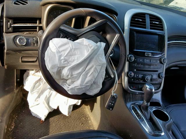 1G11G5SX6FF233130 - 2015 CHEVROLET MALIBU LTZ შავი ფოტო 9