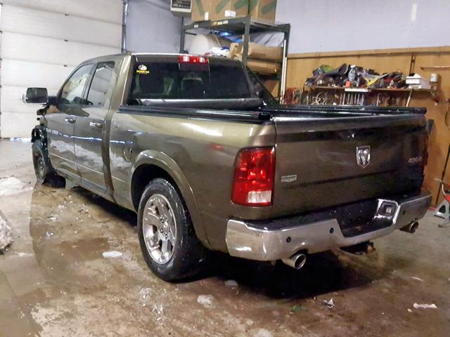 1C6RD7JTXCS223174 - 2012 DODGE RAM 1500 L GREEN photo 3