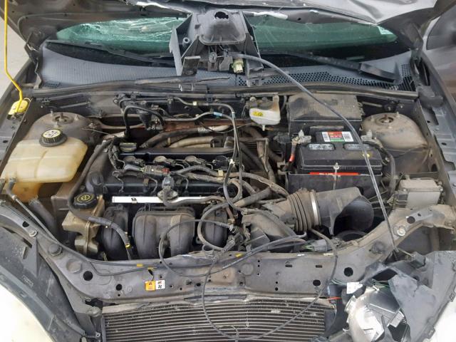 1FAHP34N37W246513 - 2007 FORD FOCUS ZX4 GRAY photo 7