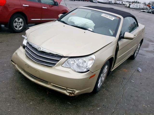 1C3BC5ED9AN187594 - 2010 CHRYSLER SEBRING TO GOLD photo 2