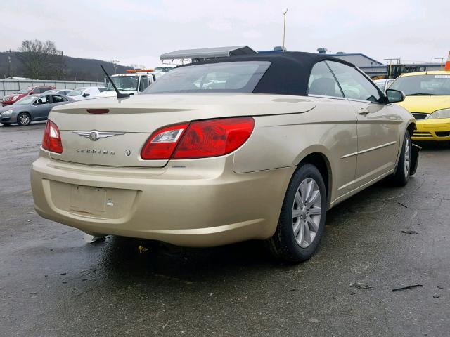 1C3BC5ED9AN187594 - 2010 CHRYSLER SEBRING TO GOLD photo 4