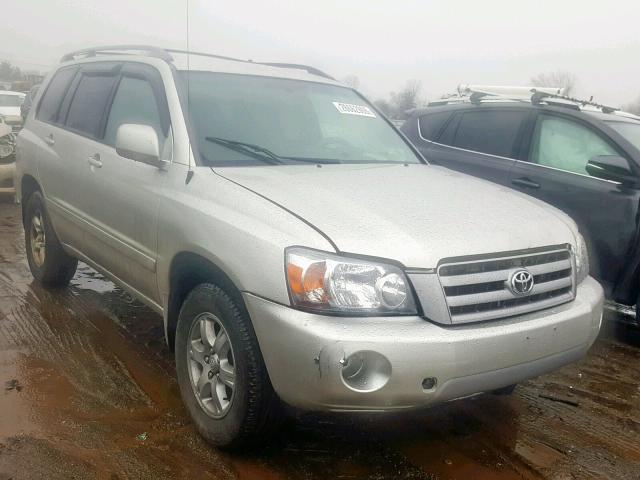 JTEEP21A650077303 - 2005 TOYOTA HIGHLANDER SILVER photo 1