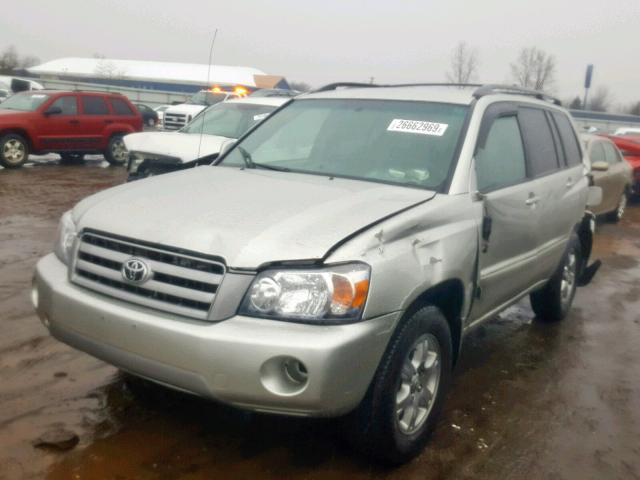 JTEEP21A650077303 - 2005 TOYOTA HIGHLANDER SILVER photo 2