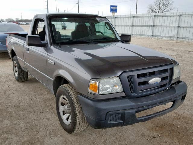 1FTYR10D57PA61847 - 2007 FORD RANGER GRAY photo 1