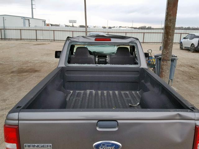 1FTYR10D57PA61847 - 2007 FORD RANGER GRAY photo 6