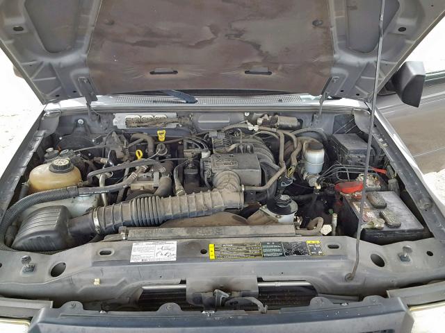 1FTYR10D57PA61847 - 2007 FORD RANGER GRAY photo 7