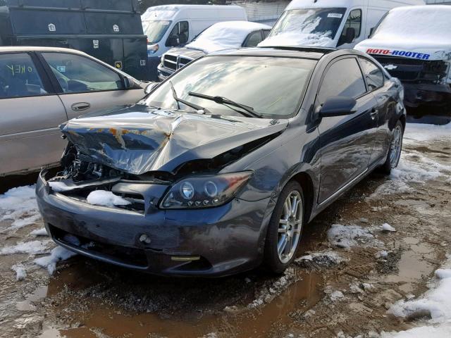 JTKDE177150041815 - 2005 TOYOTA SCION TC ნაცრისფერი ფოტო 2