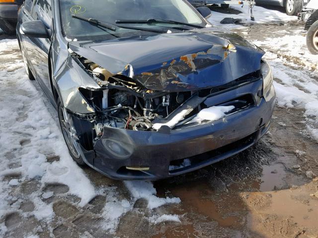 JTKDE177150041815 - 2005 TOYOTA SCION TC ნაცრისფერი ფოტო 9