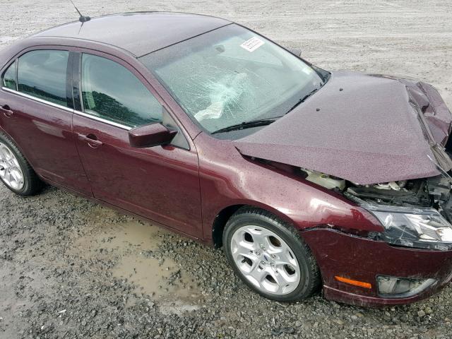 3FAHP0HA6BR165328 - 2011 FORD FUSION SE BURGUNDY photo 1