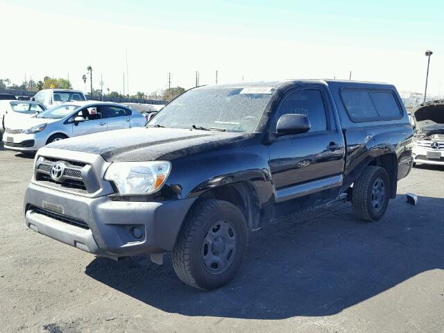 5TFNX4CN6CX009748 - 2012 TOYOTA TACOMA BLACK photo 2