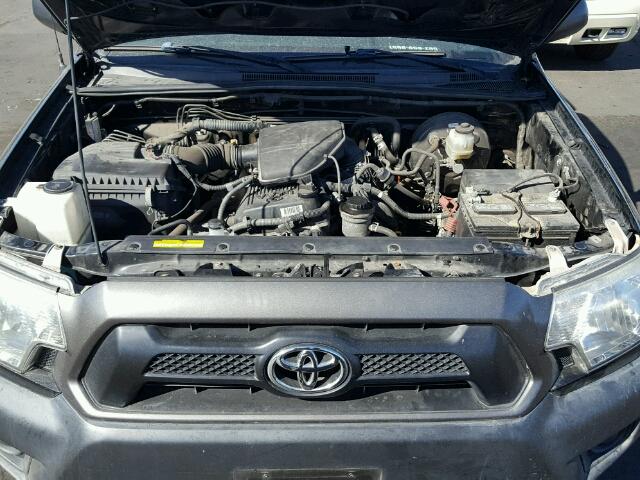 5TFNX4CN6CX009748 - 2012 TOYOTA TACOMA BLACK photo 7