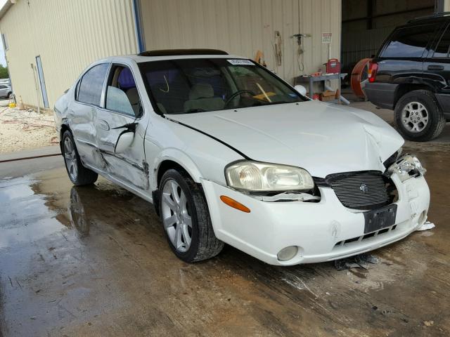 JN1CA31D81T815529 - 2001 NISSAN MAXIMA GXE WHITE photo 1