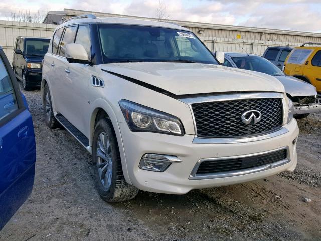 JN8AZ2NF8H9640861 - 2017 INFINITI QX80 BASE WHITE photo 1