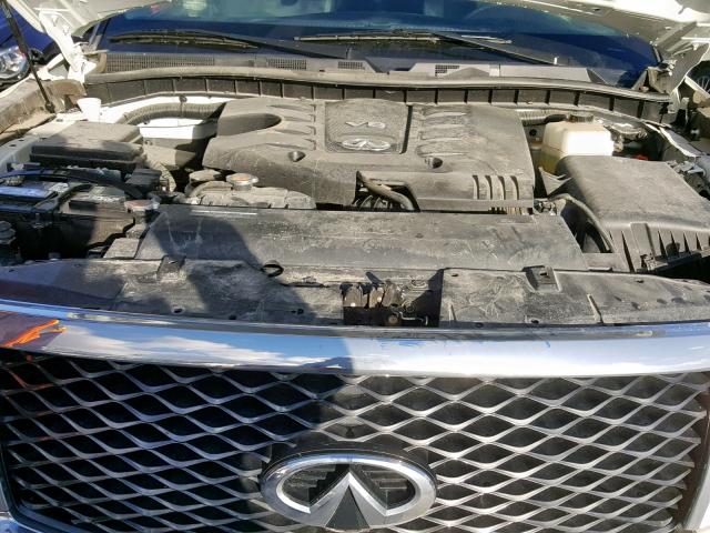 JN8AZ2NF8H9640861 - 2017 INFINITI QX80 BASE WHITE photo 7