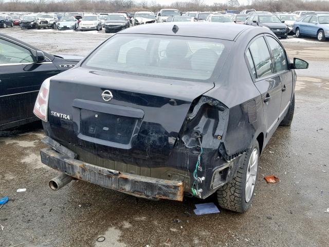 3N1AB6AP4CL636170 - 2012 NISSAN SENTRA 2.0 BLACK photo 4