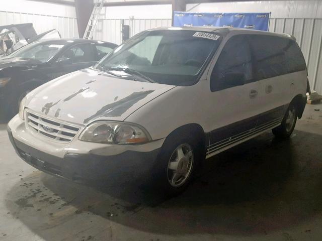 2FMZA5145YBC51900 - 2000 FORD WINDSTAR L WHITE photo 2