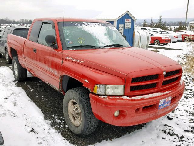 1B7HF13Z4XJ639147 - 1999 DODGE RAM 1500 RED photo 1