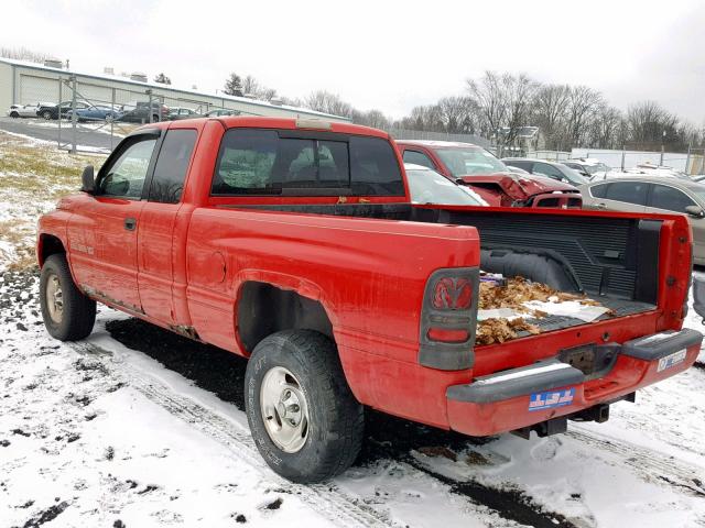 1B7HF13Z4XJ639147 - 1999 DODGE RAM 1500 RED photo 3