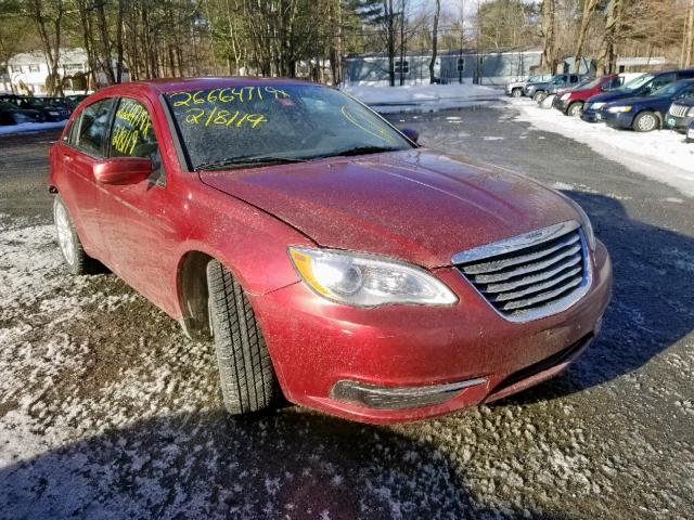 1C3CCBAB4DN671202 - 2013 CHRYSLER 200 LX MAROON photo 1