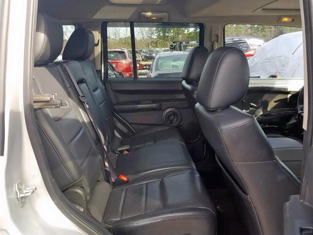 1J8HH48K78C245177 - 2008 JEEP COMMANDER SILVER photo 6