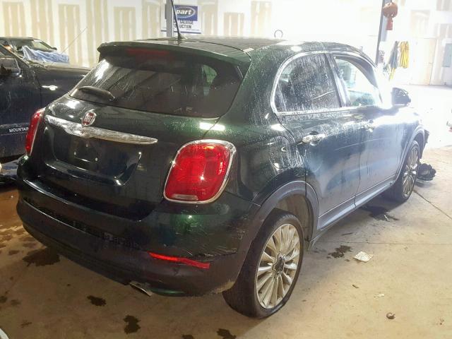 ZFBCFXDT6GP392169 - 2016 FIAT 500X LOUNG GREEN photo 4