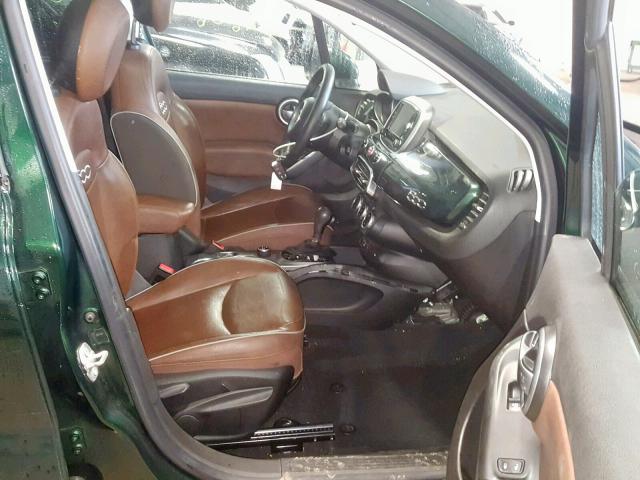 ZFBCFXDT6GP392169 - 2016 FIAT 500X LOUNG GREEN photo 5