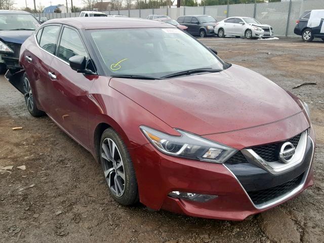 1N4AA6APXHC377743 - 2017 NISSAN MAXIMA 3.5 MAROON photo 1