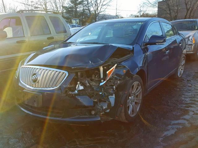 1G4GC5EC7BF132349 - 2011 BUICK LACROSSE C BLUE photo 2