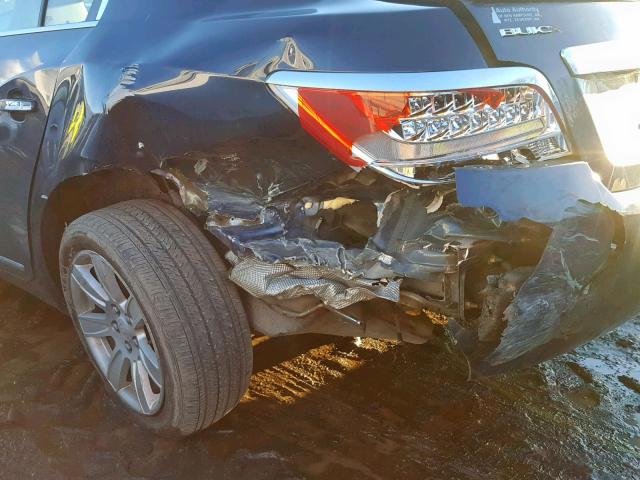 1G4GC5EC7BF132349 - 2011 BUICK LACROSSE C BLUE photo 9