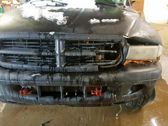 1D7HG38K64S713765 - 2004 DODGE DAKOTA QUA BLACK photo 9