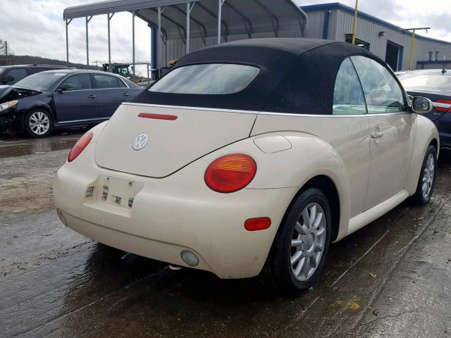 3VWCM31Y65M357501 - 2005 VOLKSWAGEN NEW BEETLE Krem foto 4