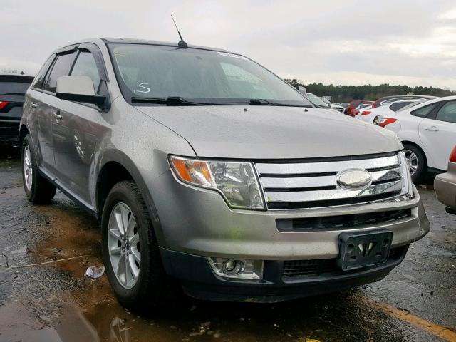 2FMDK38C58BA10542 - 2008 FORD EDGE SEL SILVER photo 1