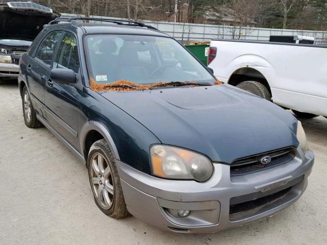 JF1GG68515H813987 - 2005 SUBARU IMPREZA OU GREEN photo 1