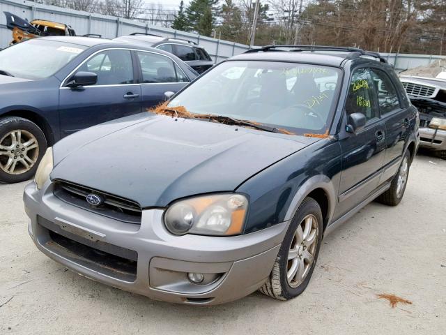 JF1GG68515H813987 - 2005 SUBARU IMPREZA OU GREEN photo 2