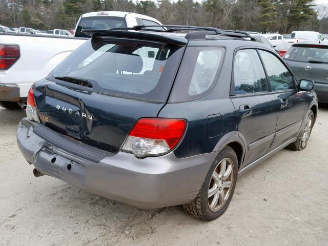 JF1GG68515H813987 - 2005 SUBARU IMPREZA OU GREEN photo 4