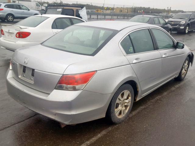 1HGCP26448A088184 - 2008 HONDA ACCORD LXP SILVER photo 4