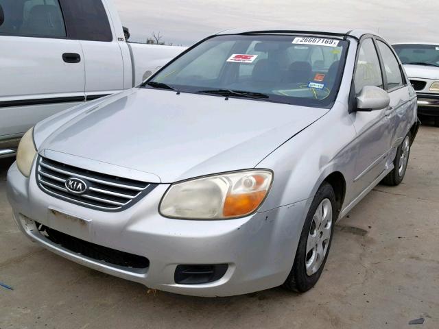 KNAFE121385492512 - 2008 KIA SPECTRA EX SILVER photo 2