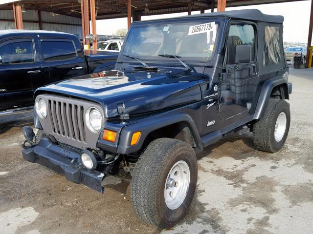 1J4FY19S4XP404895 - 1999 JEEP WRANGLER / BLACK photo 2