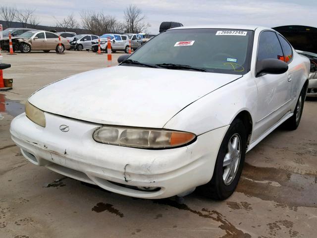 1G3NL12E04C129145 - 2004 OLDSMOBILE ALERO GL WHITE photo 2