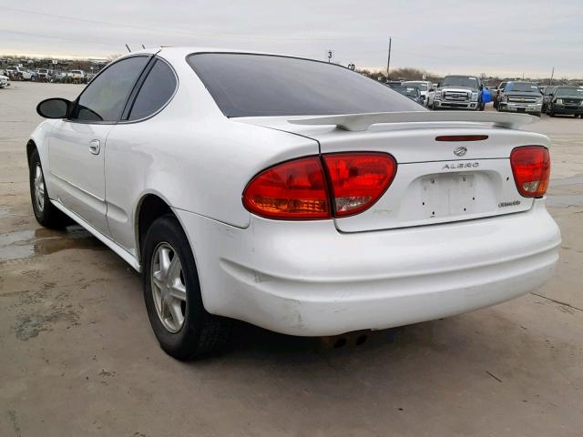 1G3NL12E04C129145 - 2004 OLDSMOBILE ALERO GL WHITE photo 3