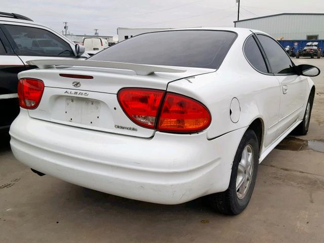 1G3NL12E04C129145 - 2004 OLDSMOBILE ALERO GL WHITE photo 4