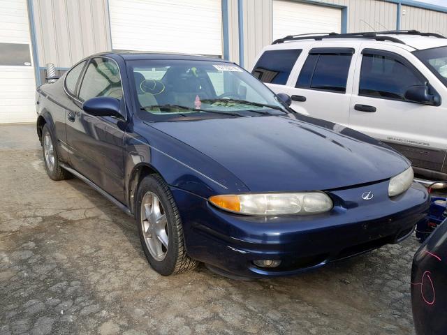 1G3NL12E0YC426485 - 2000 OLDSMOBILE ALERO GL BLUE photo 1