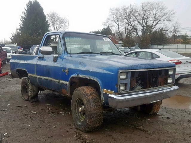 1GNEV18K9JF183956 - 1988 CHEVROLET BLAZER V10 BLUE photo 1