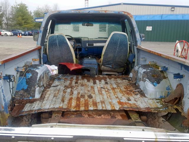 1GNEV18K9JF183956 - 1988 CHEVROLET BLAZER V10 BLUE photo 6