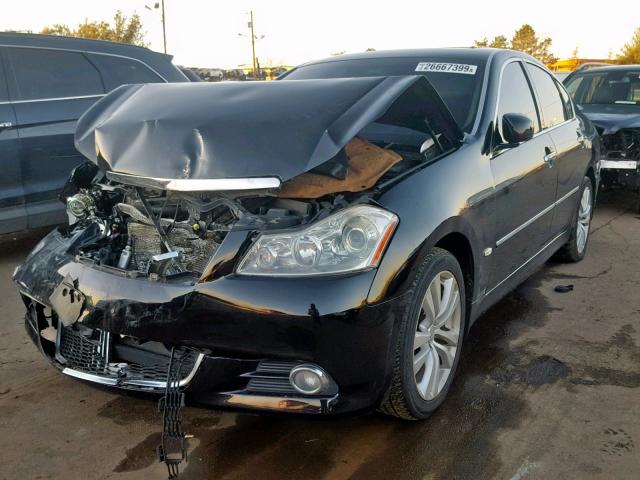 JN1CY0AR1AM961982 - 2010 INFINITI M35 BASE BLACK photo 2